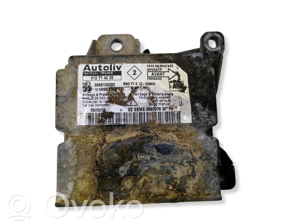 Peugeot 308 Airbag control unit/module 