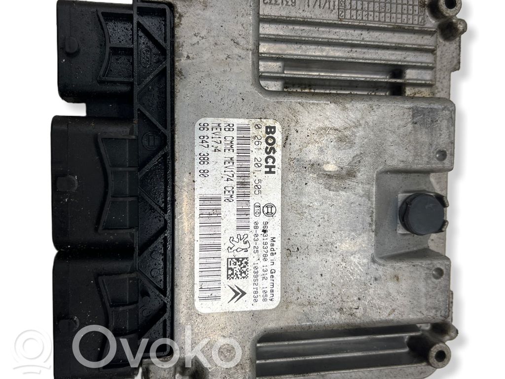 Peugeot 308 Engine control unit/module 