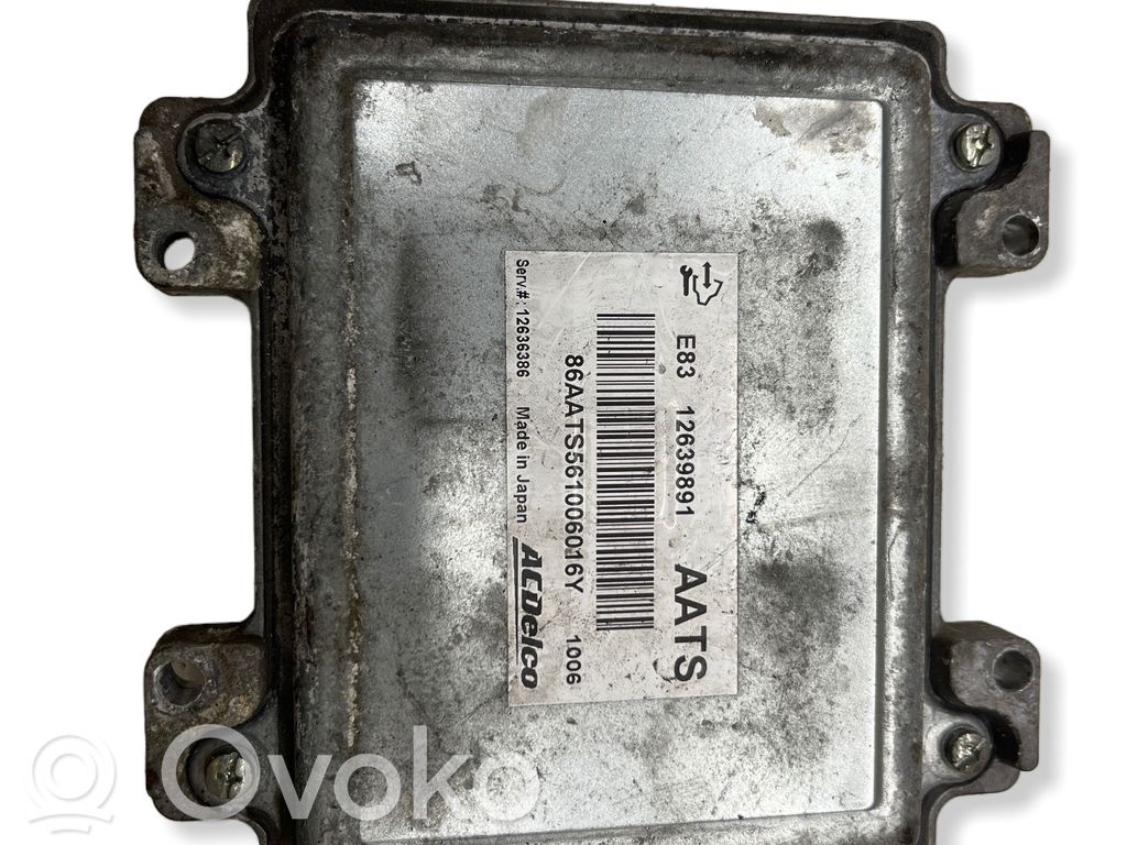 Engine control unit/module   12639891,86AATS561006016Y,12636386,1006