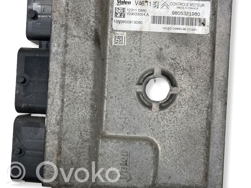 Peugeot 208 I Engine control unit/module 