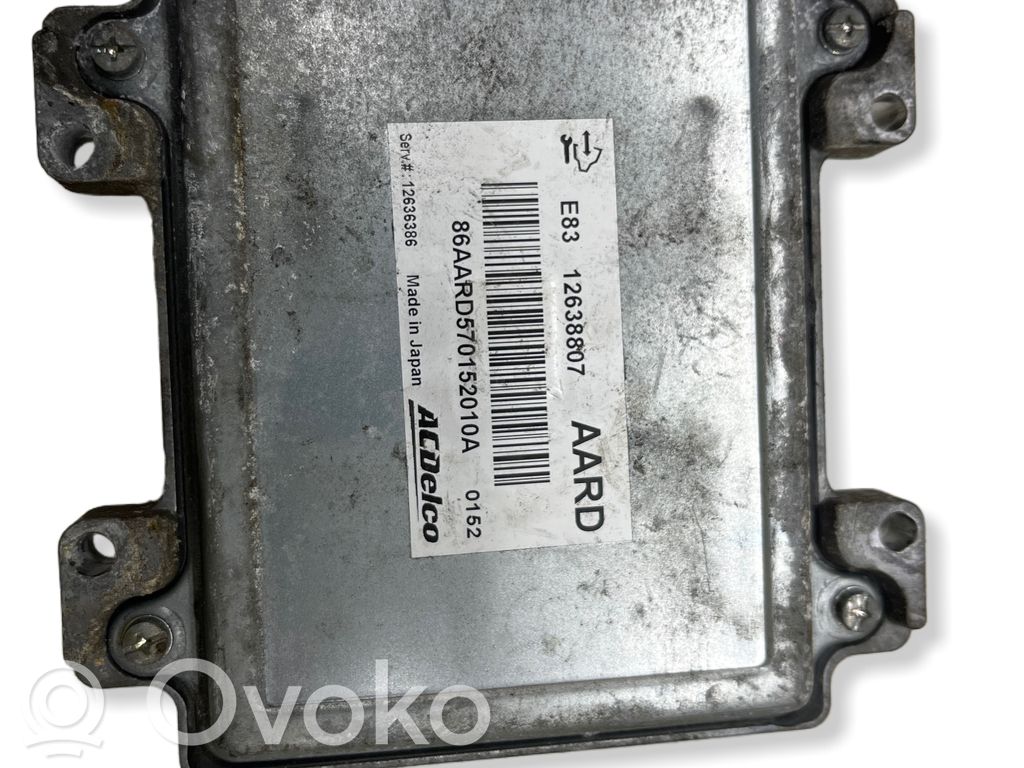 Sterownik / Moduł ECU   12638807,12636386,86AARD570152010A,0152