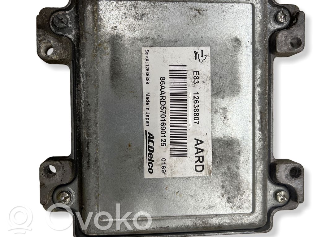 Engine control unit/module   12638807,12636386,86AARD5701690125,0169