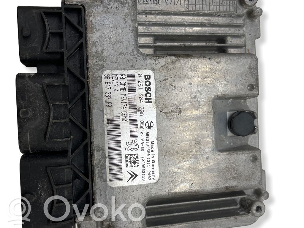 Peugeot 207 Engine control unit/module 
