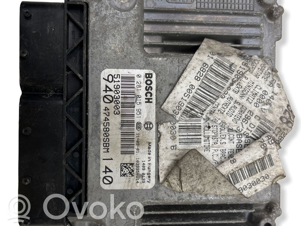 Opel Corsa C Engine control unit/module 