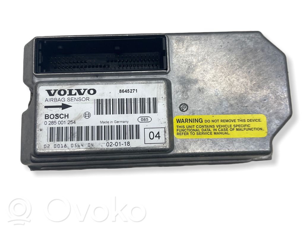 Airbag control unit/module   8645271,0285001254,00180564