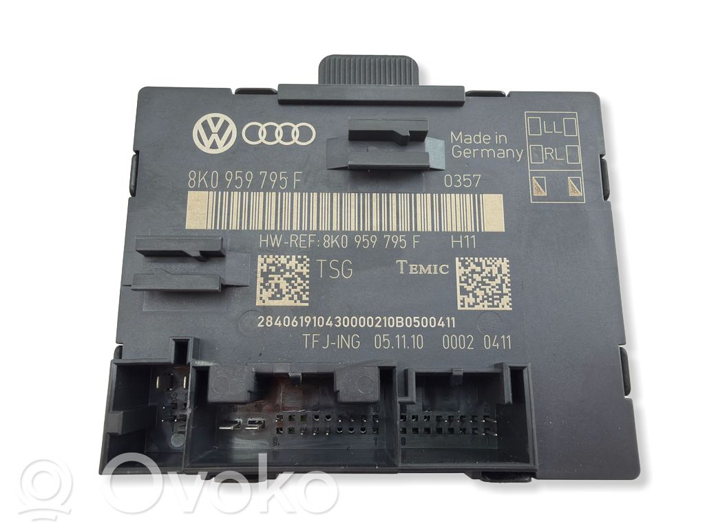 Unité de commande module de porte   8K0959795F