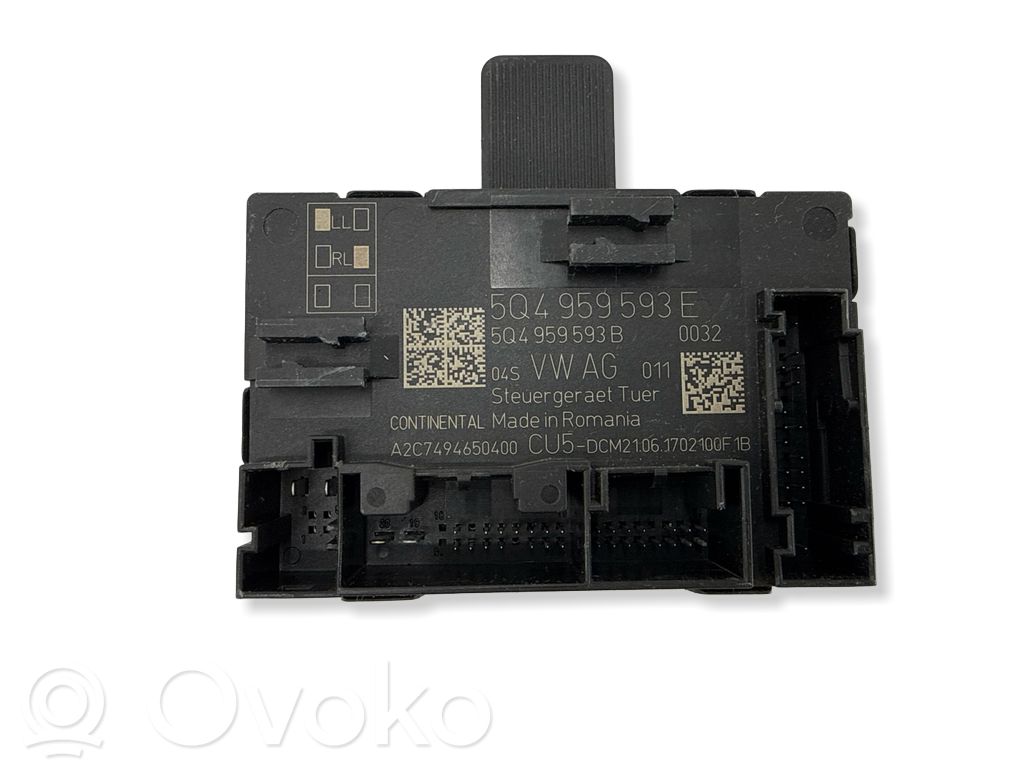 Volkswagen Arteon Door control unit/module 