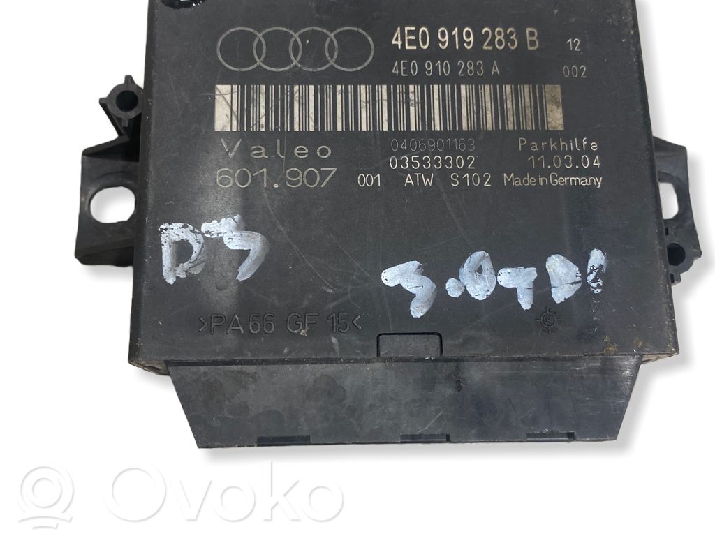Unité de commande, module PDC aide au stationnement   4E0919283B,4E0910283A,03533302,601907