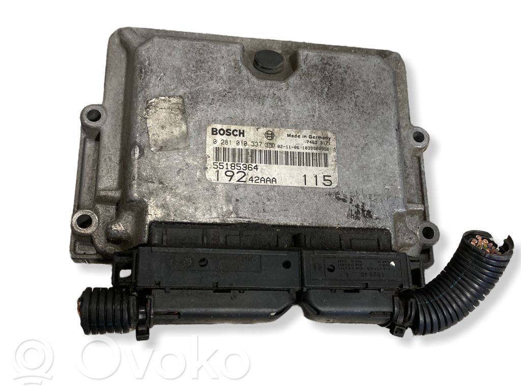 Engine control unit/module   1039S00956,0281010337,55185364,19242AAA