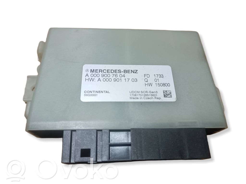 Mercedes-Benz E W213 Reducing agents exhaust control unit 