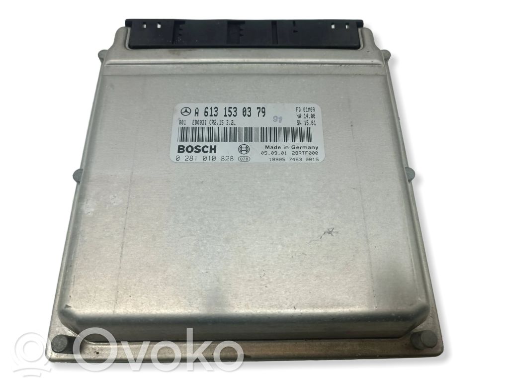 Mercedes-Benz S W220 Engine control unit/module 