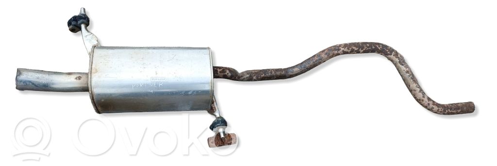 Peugeot Partner Marmitta/silenziatore posteriore tubo di scappamento 