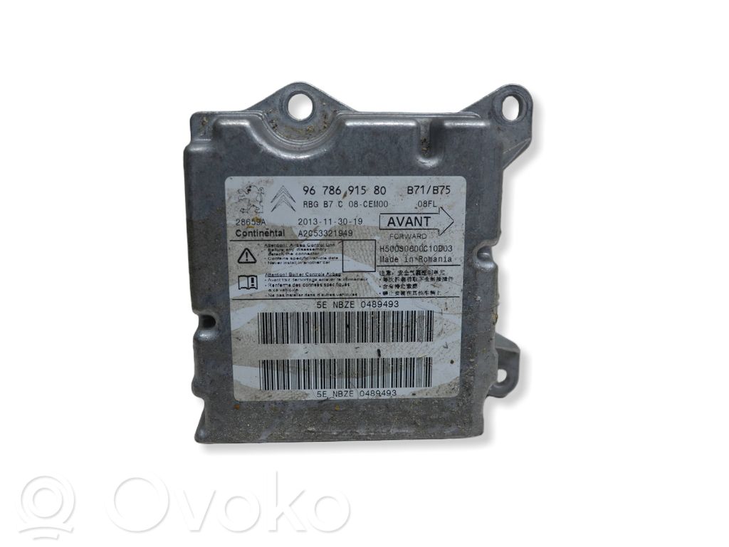 Citroen DS4 Airbag control unit/module 