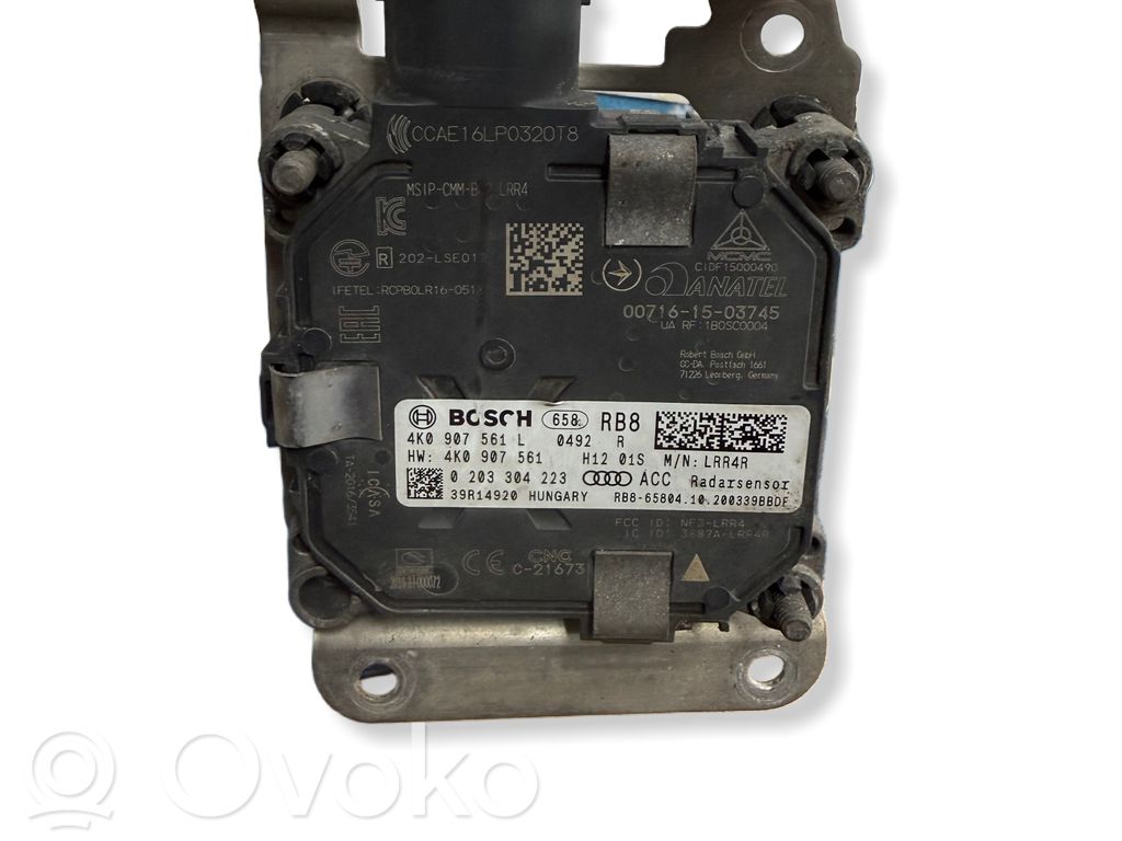 Audi A6 S6 C8 4K Sensor de radar Distronic 