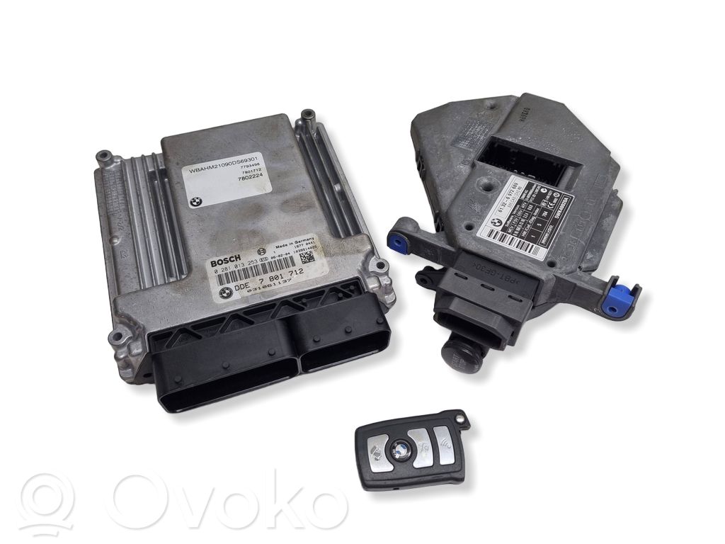 BMW 7 E65 E66 Engine ECU kit and lock set 