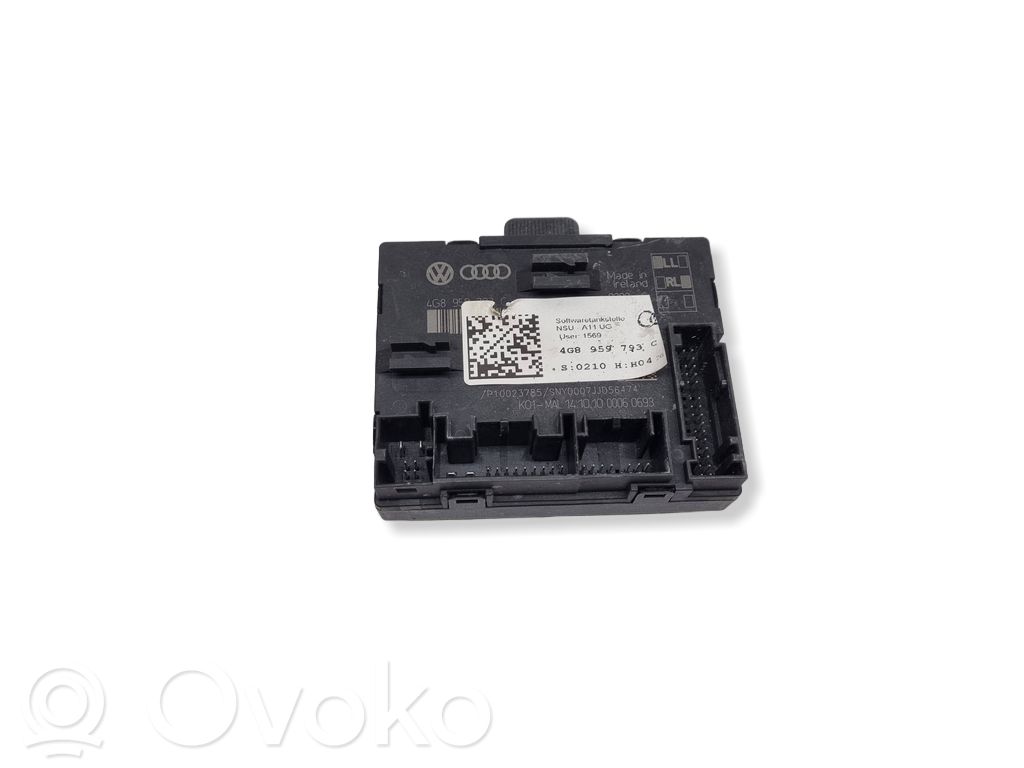 Audi A6 S6 C7 4G Unité de commande module de porte 