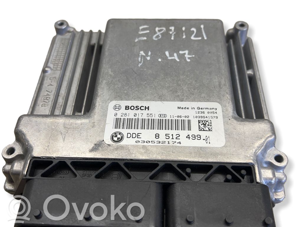 Engine control unit/module   8512499,0281017551,030532174