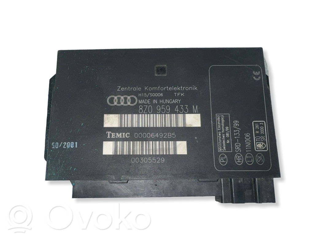 Audi A4 S4 B9 Comfort/convenience module 