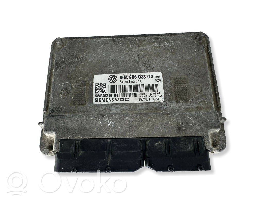 Engine control unit/module   06A906033GG,5WP40349