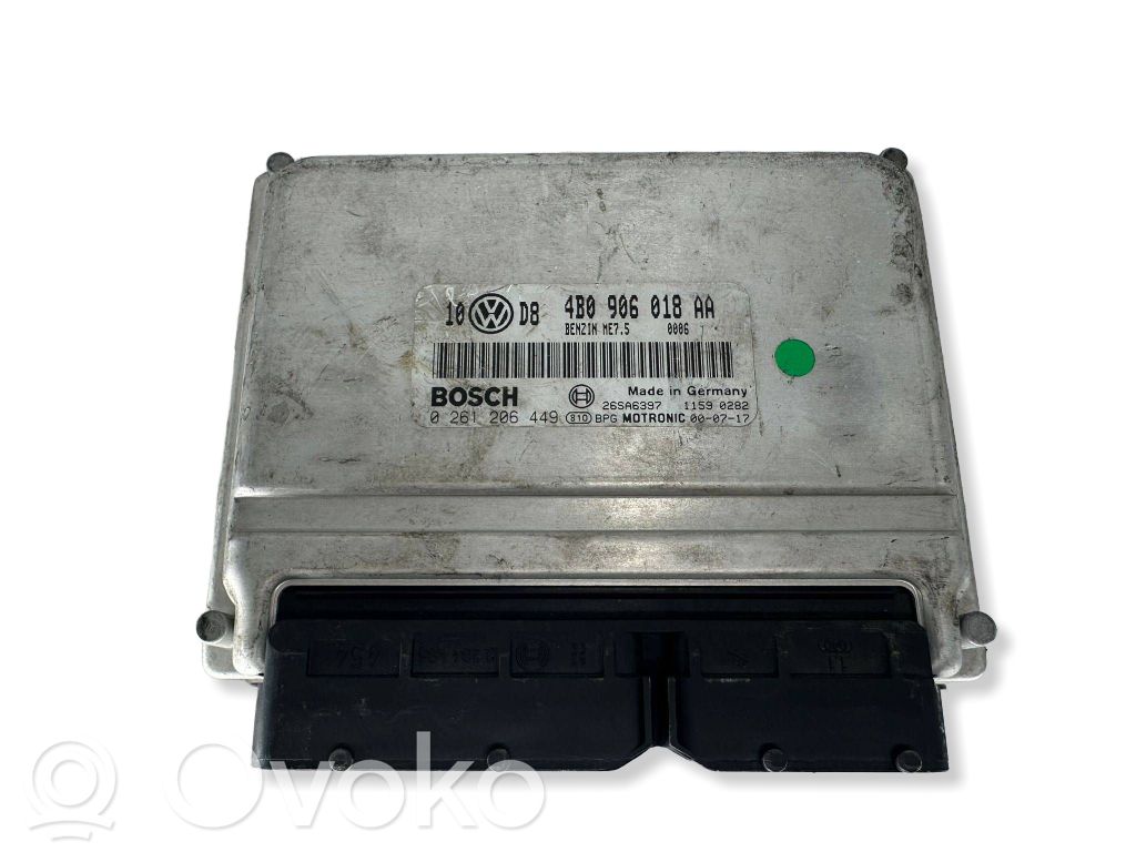 Engine control unit/module   4B0906018AA,26SA6397,0261206449