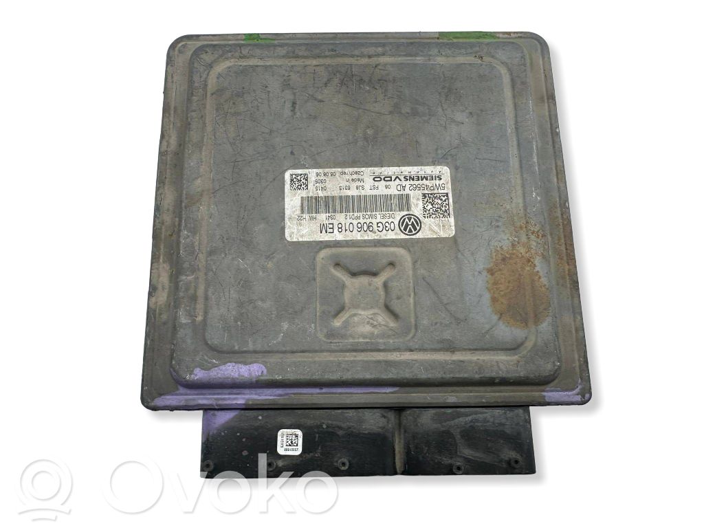 Engine control unit/module   03G906018EM,5WP45562AD,03G906018EM
