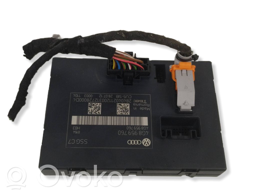 Audi A6 S6 C7 4G Module de commande de siège 