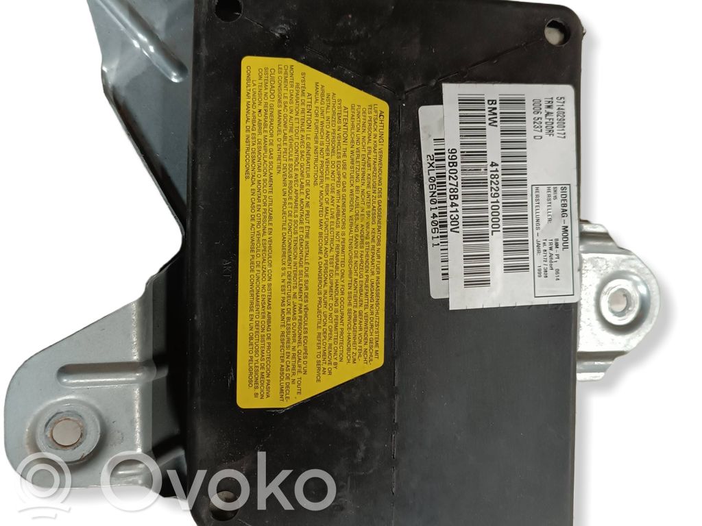 BMW 5 E39 Aizmugurējo durvju drošības spilvens 