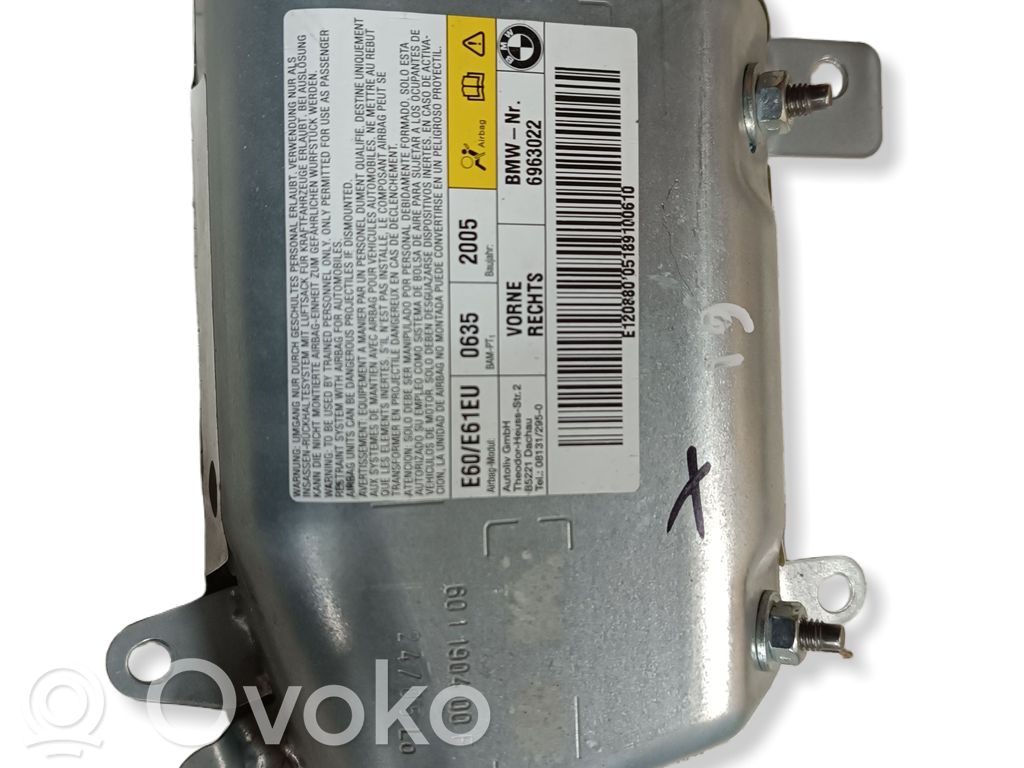 BMW 5 E60 E61 Airbag ușă față 