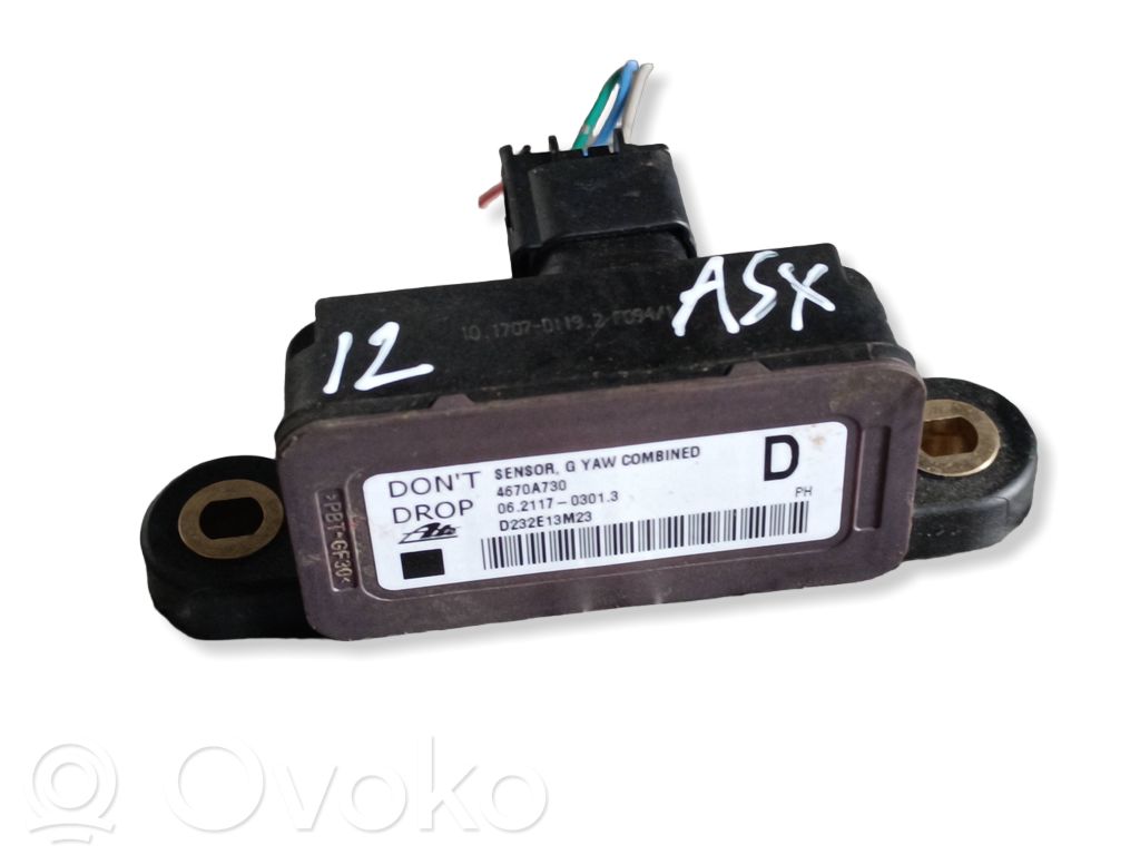 Mitsubishi ASX ESP acceleration yaw rate sensor 