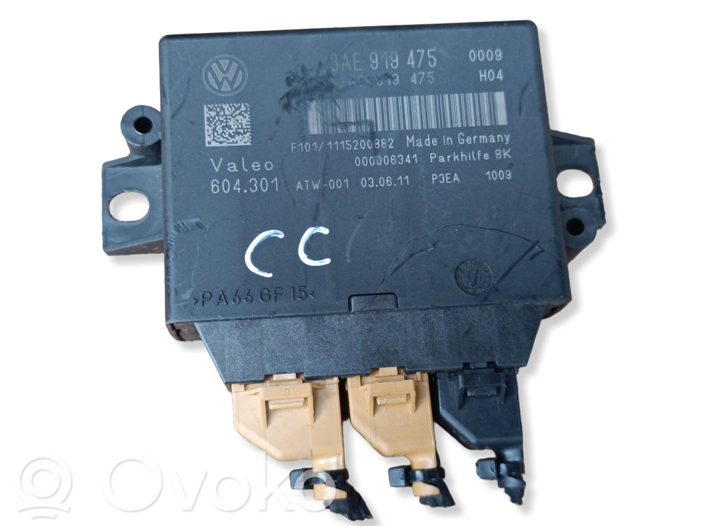 Volkswagen PASSAT CC Parking PDC control unit/module 