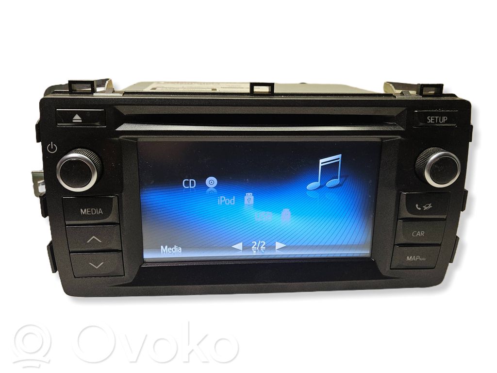 Toyota Auris E180 Panel / Radioodtwarzacz CD/DVD/GPS 