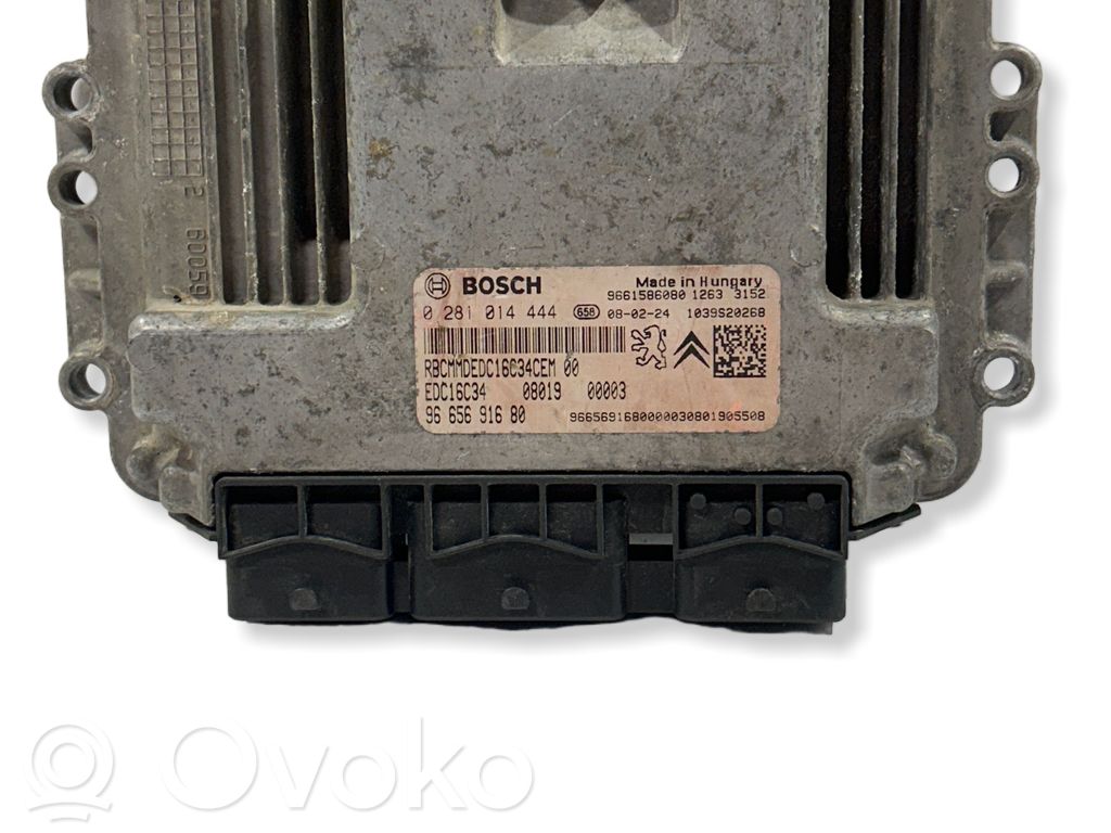 Engine control unit/module   9661586080,9665691680,0281014444