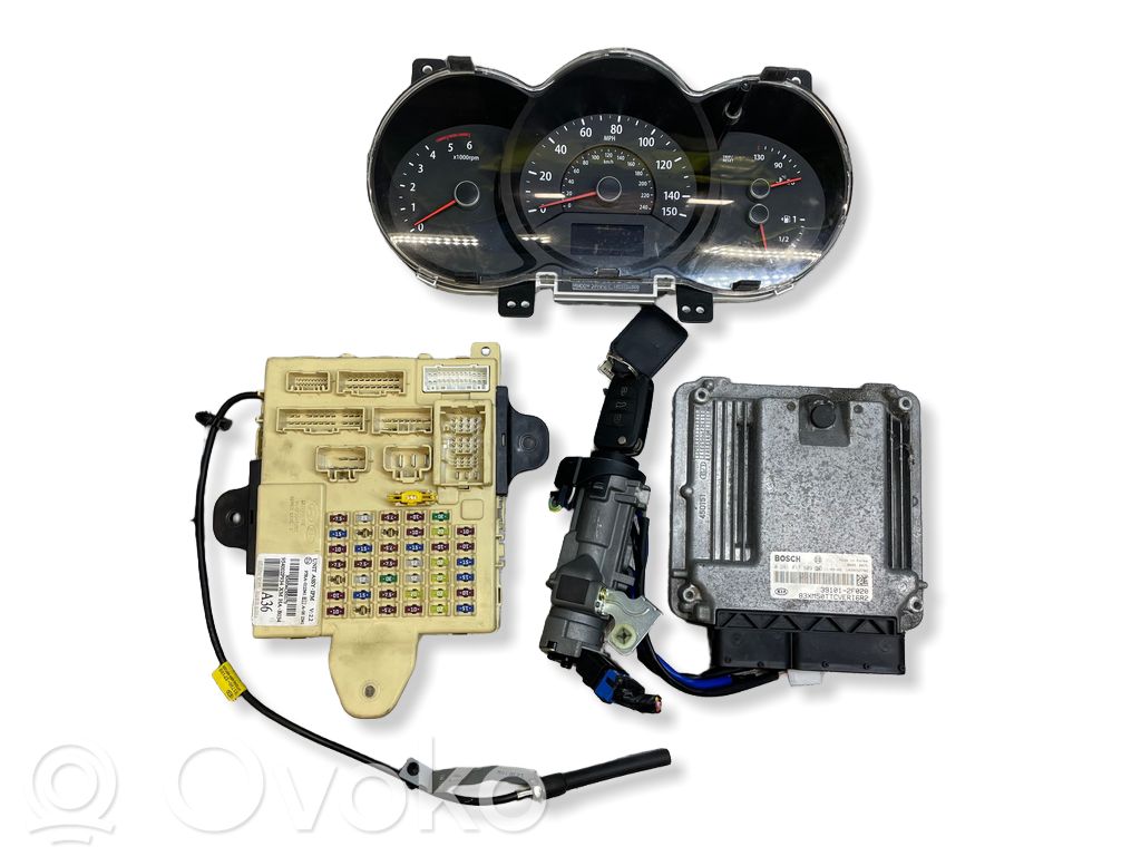 KIA Sorento Juego de cerradura y set ECU del motor 