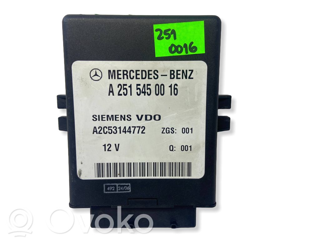 Mercedes-Benz E W211 Centralina/modulo sospensioni 