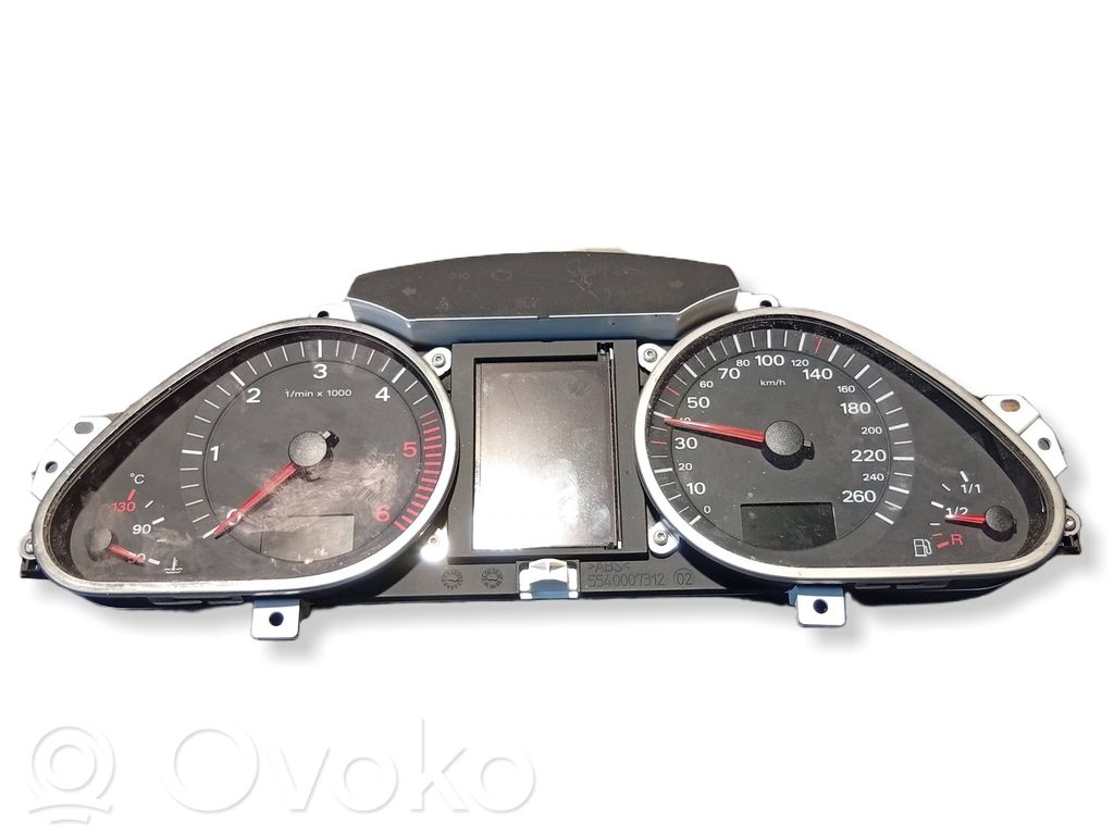 Audi A6 S6 C6 4F Speedometer (instrument cluster) 