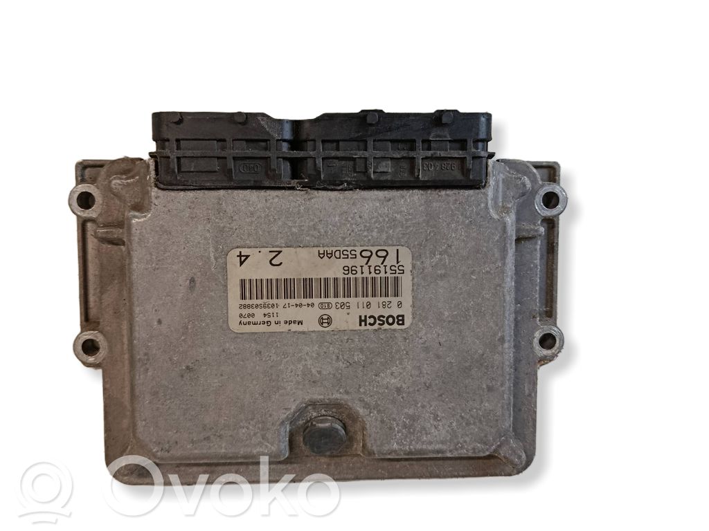Engine control unit/module   55191196,0281011503,16655DAA,1039S03882