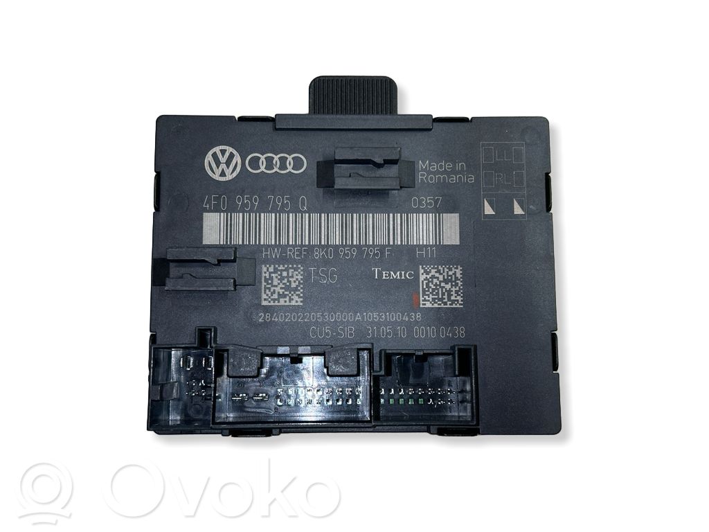 Audi A6 S6 C6 4F Door control unit/module 