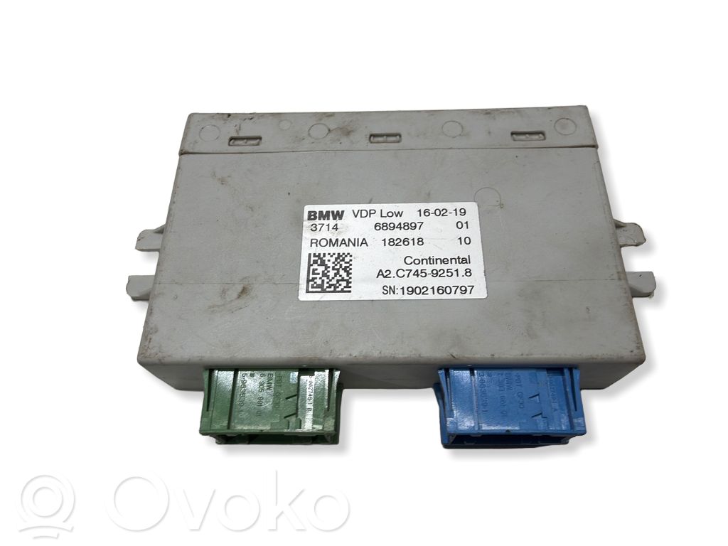 BMW 5 G30 G31 G38 Sterownik / Moduł zawieszenia pneumatycznego 