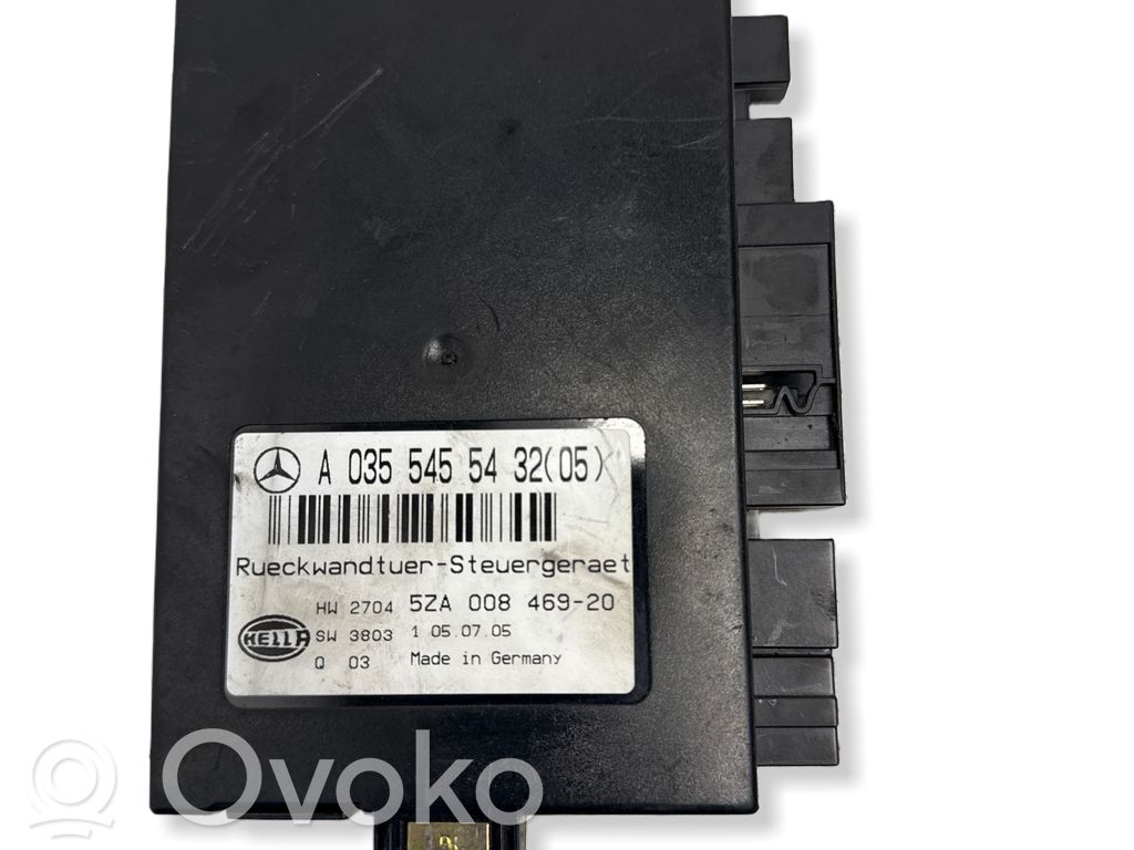 Mercedes-Benz E W211 Tailgate/trunk control unit/module 