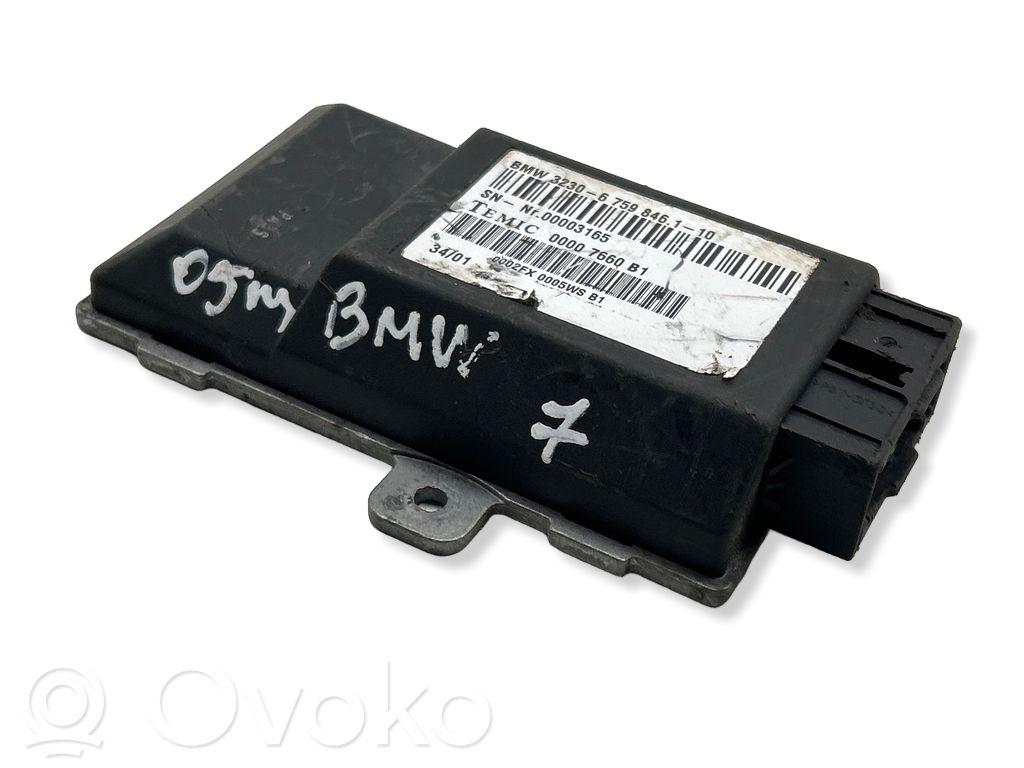Steering rack control module   6759846,00007660B1,00003165