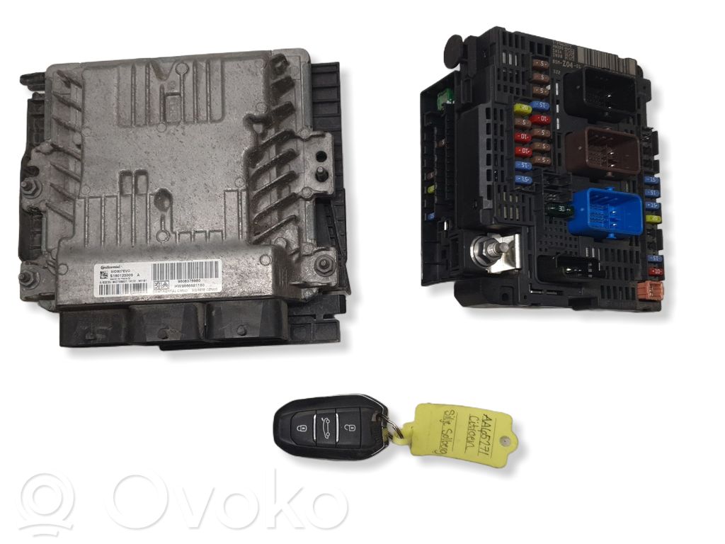 Citroen C4 II Picasso Engine ECU kit and lock set 