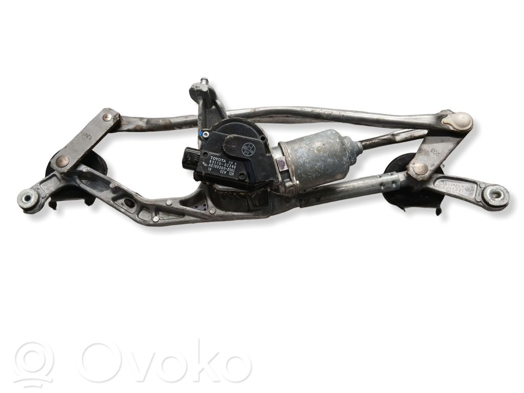 Toyota Auris E180 Motor y varillaje del limpiaparabrisas delantero 