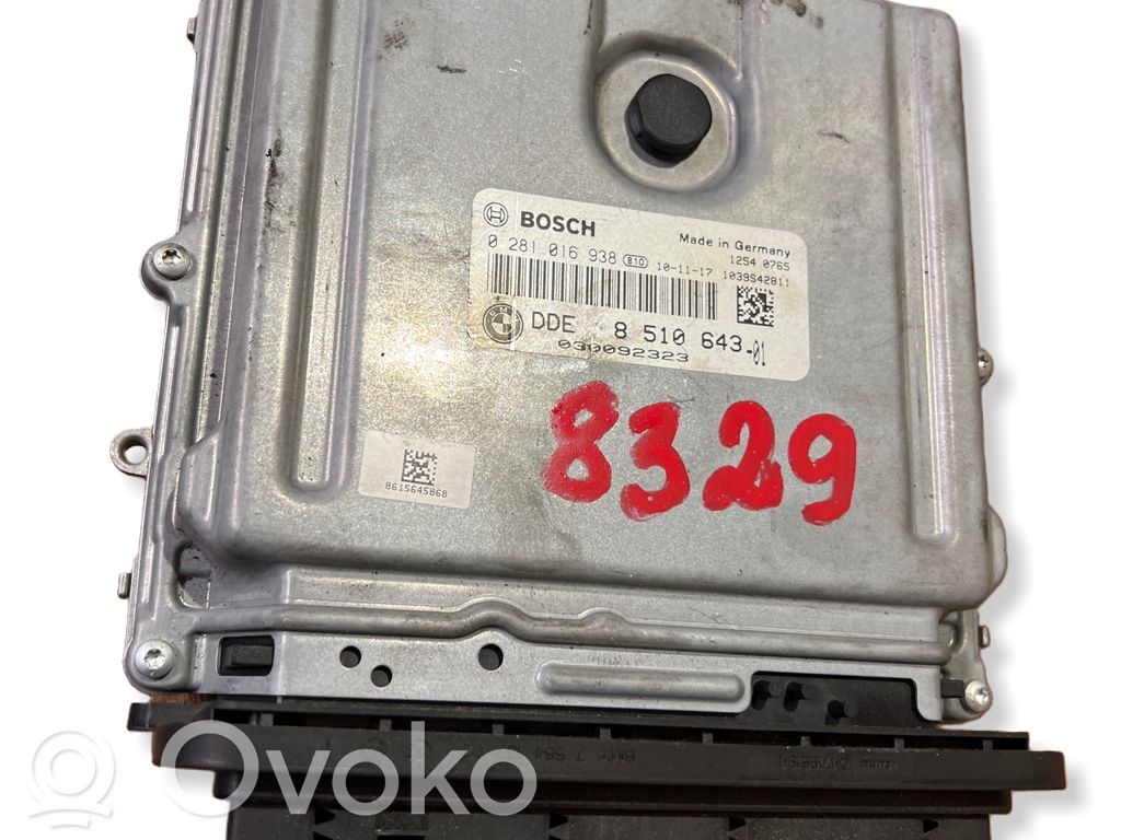 BMW 5 F10 F11 Engine control unit/module 