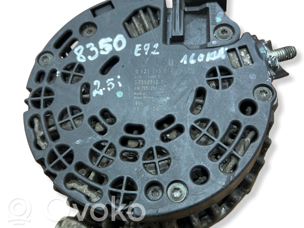 BMW 3 E92 E93 Generator/alternator 