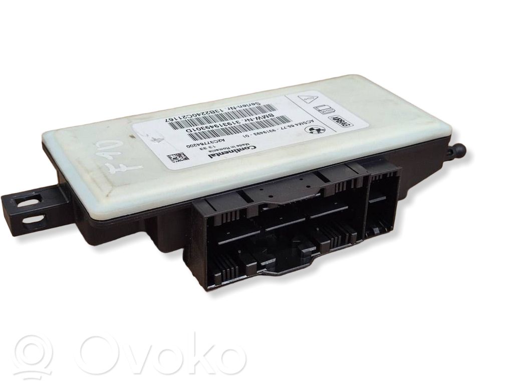 Sterownik / Moduł Airbag   9319493,31931949301D,13B2240C21167,A2C37764200