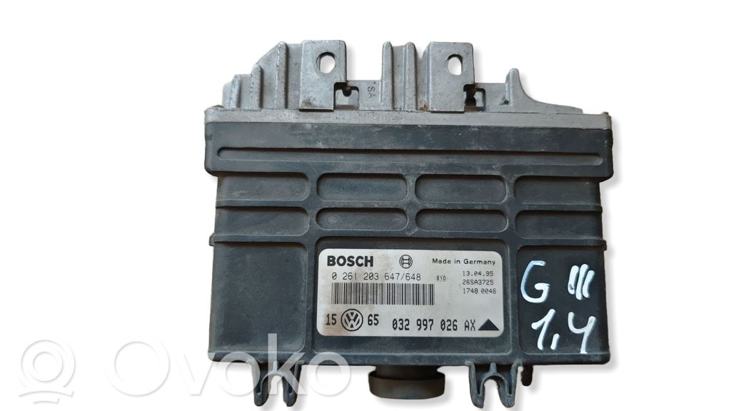 Engine control unit/module   0261203647,032997026AX