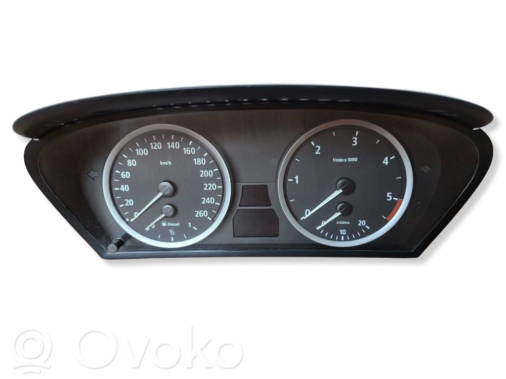 BMW 5 E60 E61 Speedometer (instrument cluster) 