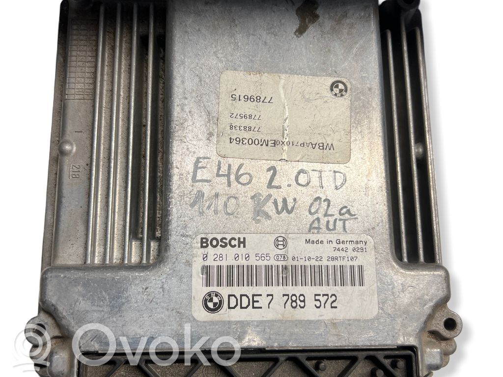 Variklio valdymo blokas   28RTF107,7789572,0281010565