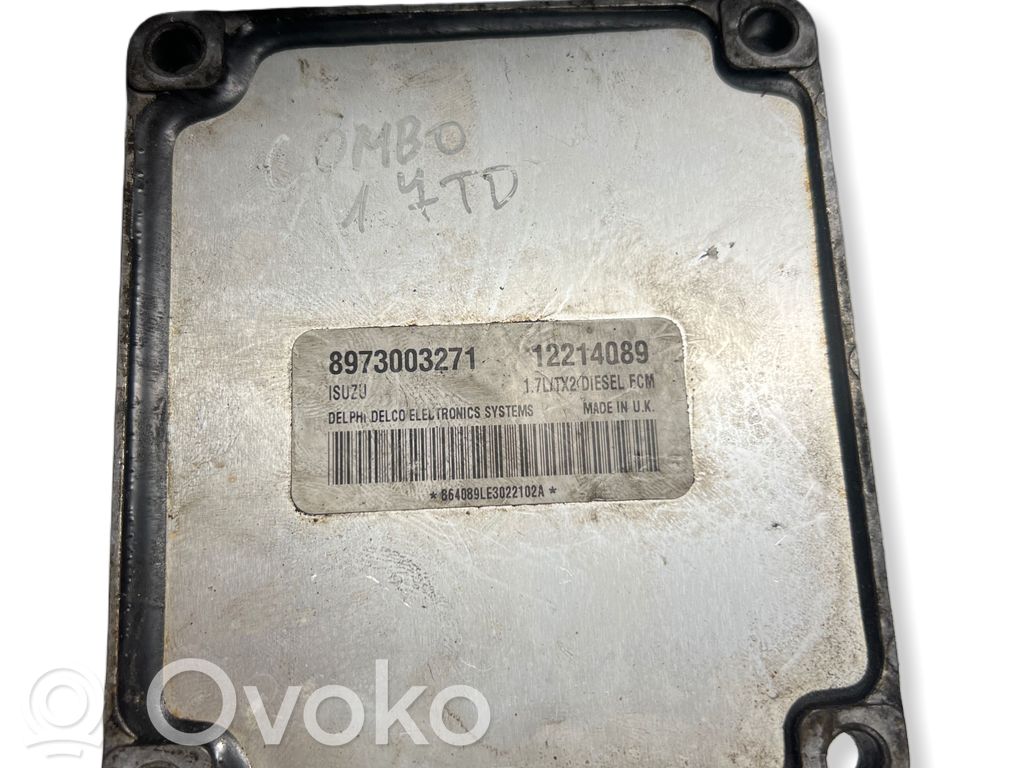Opel Combo C Engine control unit/module 