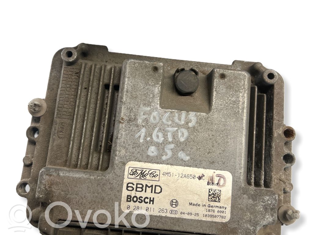 Engine control unit/module   4M5112A650NC,1039S07782,0281011263
